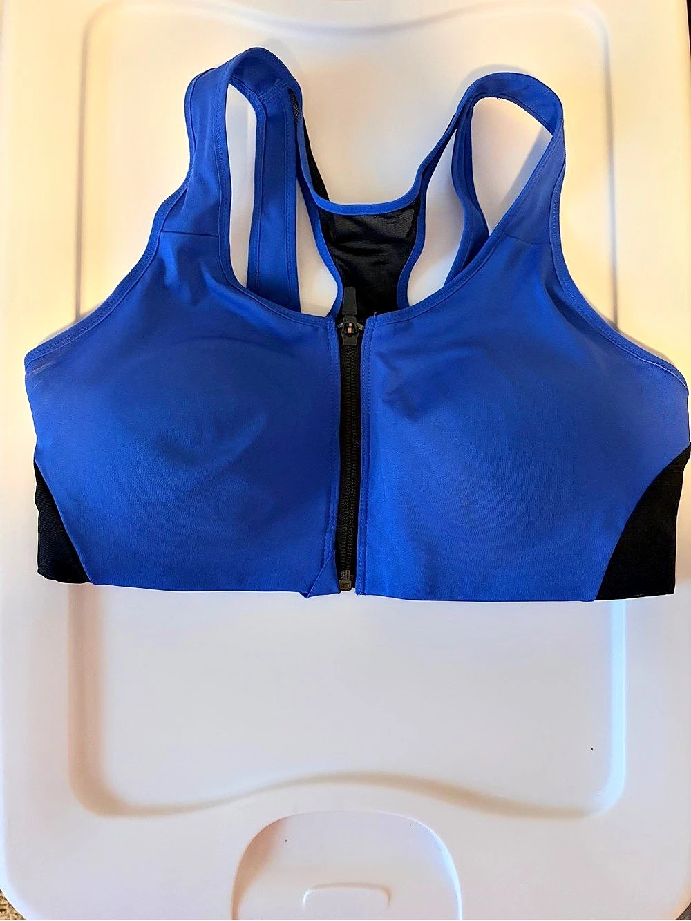 Nike Women's Blue & Black Sports Bra Like New